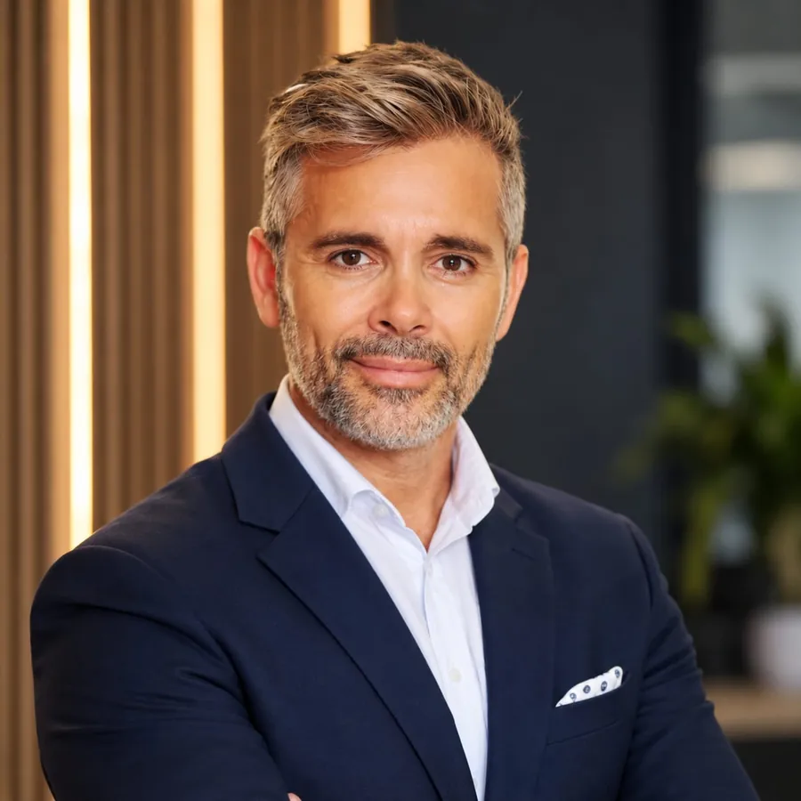 Retrato de Leovigildo López Fenoy, fundador de COMERCIAL DNA
